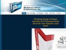 Tablet Screenshot of broadcastdesign.com